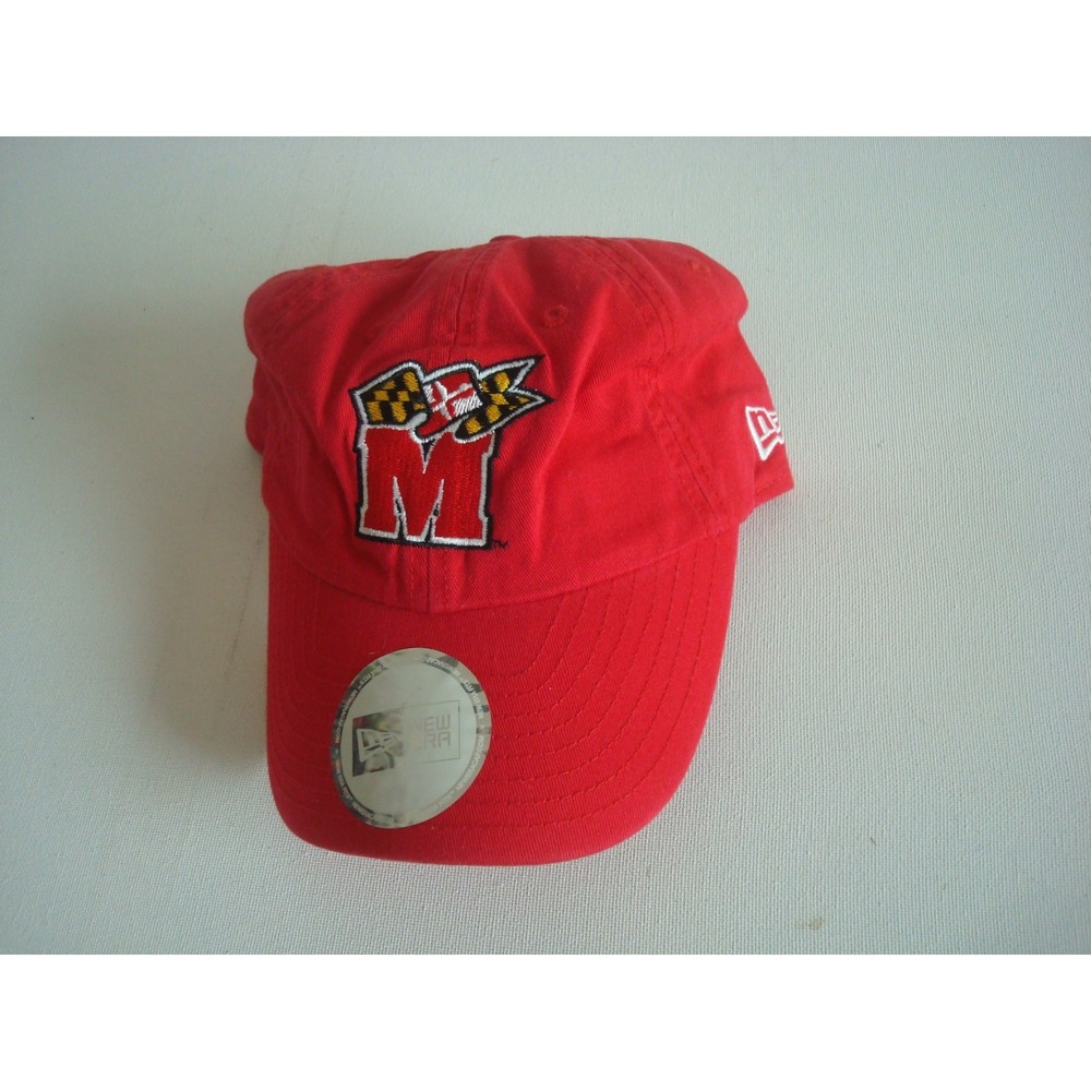MARYLAND TERPS NEW ERA STRAPBACK CAP HAT 90S VINTAGE 00S Y2K M1